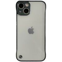 Zaščitni mat transparentni etui za iPhone 13 - zelena