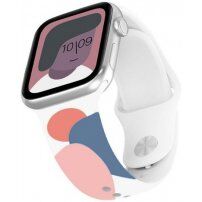 Silikonski pasek z abstraktnim vzorcem za Apple Watch Ultra 49mm / 46mm / 45mm / 44mm / 42mm - modro-roza