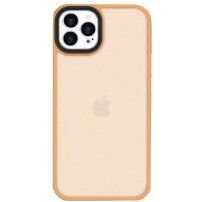 Zaščitni mat etui za iPhone 13 Pro - oranžna