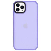 Zaščitni mat etui za iPhone 13 Pro Max - vijolična