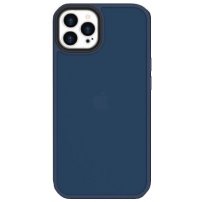 Zaščitni mat etui za iPhone 13 Pro Max - modro