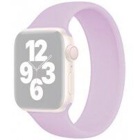 Natakljiv silikonski pašček za Apple Watch 42mm / 41mm / 40mm / 38mm - L - sivka
