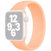 Natakljiv silikonski pašček za Apple Watch 42mm / 41mm / 40mm / 38mm - S - oranžna