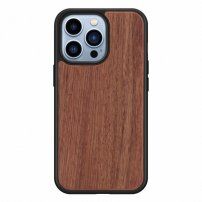 Zaščitni lesen etui za iPhone 13 Pro - palisander