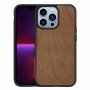 Zaščitni lesen etui za iPhone 13 Pro Max - češnja