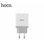 HOCO polnilnik za vtičnice s tremi vrati USB za iPhone / iPad / iPod - bela