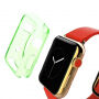 HAWEEL tanek prozorni pokrov / pokrov za Apple Watch 42mm - zelena