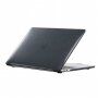 Lesketajoč transparentni etui z bleščicami za MacBook Air 13" (A1932 / A2179 / A2337) - črna