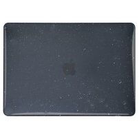 Lesketajoč transparentni etui z bleščicami za MacBook Pro 13" (A1706 / A1708 / A1989 / A2159) - črna