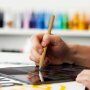 Komplet silikonskih ovitkov za Apple Pencil 2. generacija / Pro - 2 kom - oranžno-črna