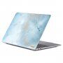 ENKAY mat etui za MacBook Pro 15" (A1707 / A1990) - svetlo modri marmor