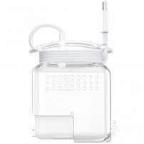 Prozoren mehak ovitek za MacBook polnilec 85W / 87W / 96W - jasno