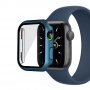 Mat zaščitni ovitek s kaljenim steklom za Apple Watch 41mm - modro