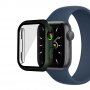 Mat zaščitni ovitek s kaljenim steklom za Apple Watch 45mm - olivno