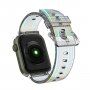 Prozoren menljivi trakec za Apple Watch 42mm / 41mm / 40mm / 38mm - siva