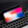 Eleganten ovitek v retro dizajnu fotoaparatov za Apple iPhone XS - črna