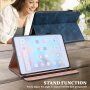 Ovitek iz PU usnja s stojalom in prostorom za kartice za iPad Air 4 (2020) / Air 5 (2022) / Pro 11" (2018-2022) - temno modro