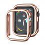 Kovinski zaščitni ovitek za Apple Watch 41mm - roza-zlato