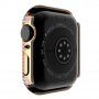 Ovitek s kamenčki s kaljenim steklom za Apple Watch 40mm - roza-zlato