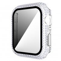 Ovitek s kamenčki s kaljenim steklom za Apple Watch 40mm - jasno