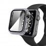 Ovitek s kamenčki s kaljenim steklom za Apple Watch 40mm - jasno