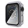Ovitek s kamenčki s kaljenim steklom za Apple Watch 40mm - jasno