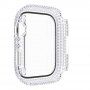 Ovitek s kamenčki s kaljenim steklom za Apple Watch 45mm - jasno