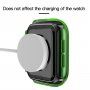 Prozoren ovitek s kaljenim steklom za Apple Watch 42mm - neon zelena