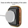 Prozoren ovitek s kaljenim steklom za Apple Watch 44mm - oranžna