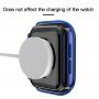 Prozoren ovitek s kaljenim steklom za Apple Watch 44mm - modro