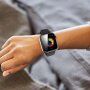 Prozoren ovitek s kaljenim steklom za Apple Watch 44mm - siva