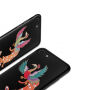 Luksuzna zaščitna prevleka za Apple iPhone 7/8 z vezenjem - pav