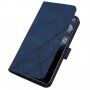 Flip ovitek s trakcem v slogu crossbody za iPhone 11 Pro - modro
