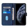 Flip ovitek s trakcem v slogu crossbody za iPhone 11 Pro - modro