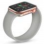 Natakljiv silikonski pašček za Apple Watch Ultra 49mm / 46mm / 45mm / 44mm / 42mm - S - siva
