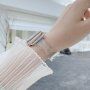 Prozoren trakec z bleščicami za Apple Watch 42mm / 41mm / 40mm / 38mm - zelena