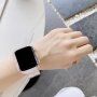Etui s prozornim trakom za Apple Watch 45mm / 44mm / 42mm - neonsko rožnata