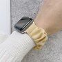 Elastičen trakec v slogu gumice za Apple Watch 42mm / 41mm / 40mm / 38mm - bež