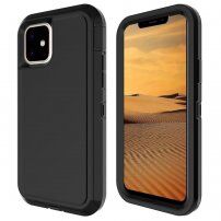 Etui, odporen na poškodbe za iPhone 11 - črna