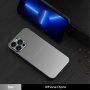 R-Just aluminijast zaščitni etui z zaščito leč fotoaparata za iPhone 13 Pro - srebro