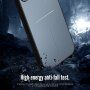 R-Just aluminijast zaščitni etui z zaščito leč fotoaparata za iPhone 13 Pro - srebro