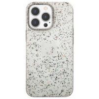 Mutural silikonski etui s pisanimi pikicami za iPhone 13 Pro Max - siva