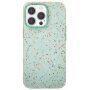 Mutural silikonski etui s pisanimi pikicami za iPhone 13 Pro Max - zelena