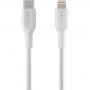 Belkin Playa trpežen kabel MFi Lightning / USB-C za iPhone / iPad - 1m - bela