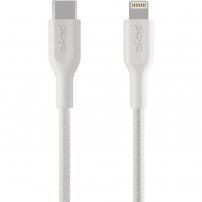 Belkin Playa trpežen kabel MFi Lightning / USB-C za iPhone / iPad - 1m - bela