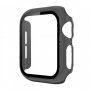 Prozoren ovitek s kaljenim steklom za Apple Watch 40mm - siva