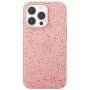 Mutural silikonski etui s pisanimi pikicami za iPhone 13 Pro Max - roza