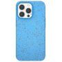 Mutural silikonski etui s pisanimi pikicami za iPhone 13 Pro Max - modro
