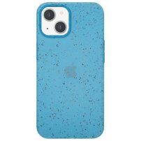 Mutural silikonski etui s pisanimi pikicami za iPhone 13 - modro