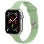 Tanek silikonski trakec za Apple Watch 42mm / 41mm / 40mm / 38mm - zelena